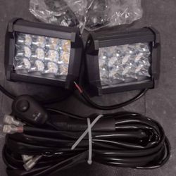 Led Light Pod Work Light 4 Function Pods With Wire Harness