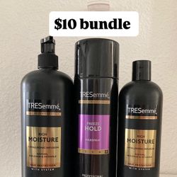 Tresemme Shampoo/ Hair Spray Bundle