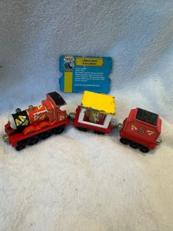 Thomas & Friends Take Along James Goes Buzz Buzz Bee Train 3 Piece Set w Card