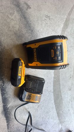 Dewalt radio battery and charger