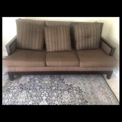 Set Of Chairs, Sofa Love Seat And Ottoman 