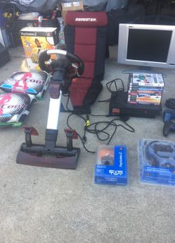 PS2 with games + accessories