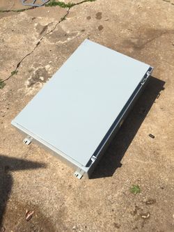 Metal waterproof box , 36in x 24in x 8 in deep