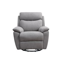 Power Recliner Chair, Glider Recliner,Chair 360° Swivel Recliner Chairs，for Small Spaces, Living Room, Bedroom, Nursery (Grey Green)