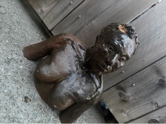 Vintage 1960's Female Nude Bronze Figural Sculpture Studio Art ~ Lana