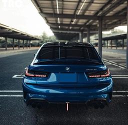 LED GTS Tail Lights For BMW 330 340 G20 G80 M3 3 Series 2019-2024 Smoked Lights
