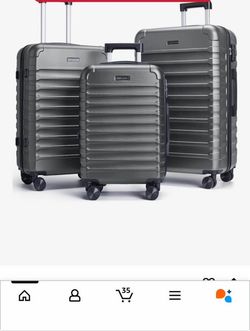 LIGHT FLIGHT 28” Hardside Spinner Luggage Open Box $30 Each TSA Lock Durable Travel Suitcase Pick Your Color