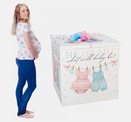 Box Gender Reveal Baby Shower