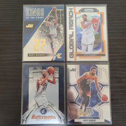 Rudy Gobert Jazz NBA basketball cards 
