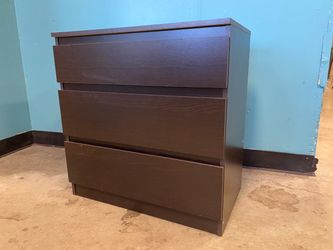 Espresso 3 Drawer Petite Dresser