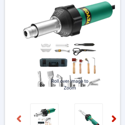 Hot plastic welder kit