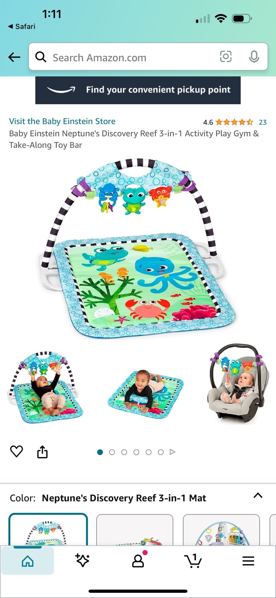 Baby Einstein Activity Play Gym