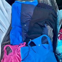 Lululemon (5pc) Leggings and Tops, -Size 6