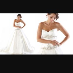Kirstie Kelly Signature Ruby Wedding Gown: White/Size 24