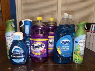 Cleaning Supplies Bundle – Dawn, Fabuloso, Febreze