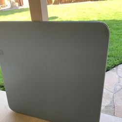 Two Folding Card Tables - Blue with Padding On Top