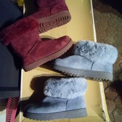 4 PAIRS - Winter Boots - 6 & 6.5 Womens Size