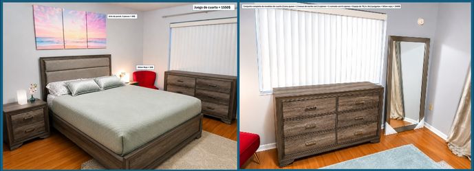 JUEGO DE CUARTO EN VENTA / BEDROOM SET FOR SALE  – CUTLER BAY, FL