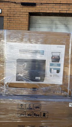 Shop Vissani 10 cu. ft. Manual Defrost Convertible Garage Ready Chest Freezer in Grey