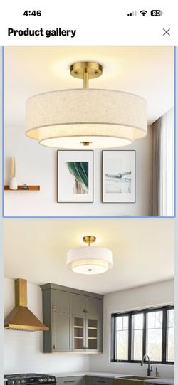 Brand new 18" Semi Flush Mount Ceiling Light