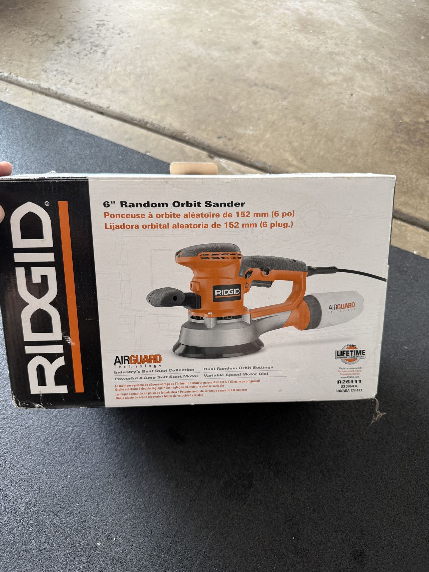 Rigid 6” Orbit Sander