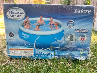 Brand New Bestway Fast Set Pool – 10 ft x 30 in – $100