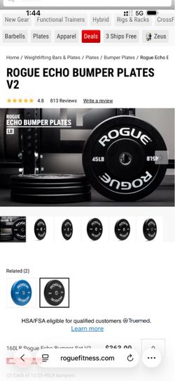 Rogue Echo Bumper Plates V2