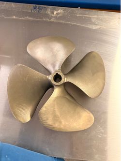OJ 4-Blade Inboard Propeller – 15" x 14" MF V4 1.125" Bore (Part# 1951)