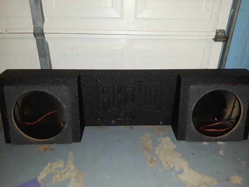 Rhino lined subwoofer box for Sale in San Antonio, TX OfferUp
