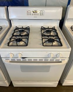 Hotpoint 30” Gas Range – White – $380