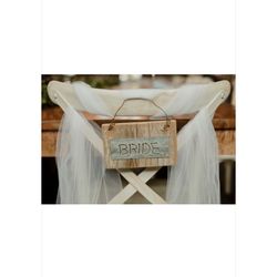 Bride/Groom Signs