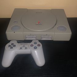 PlayStation 1 Video Game Bundle System Working For Sale