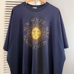 Vintage 90’s Distressed Sun Soleil Sole T-shirt