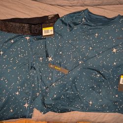 Nike Pro Women’s Star/Sparkle Top+Bottom Set, Both Small, Brand New With Tags!