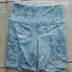 Roxy Juniors Active  Floral Print Shorts Size S * New