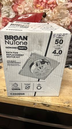 Broan-NuTone Genuine Replacement Motor Wheel for 696N Ventilation Fan, 50CFM, 4.0 Sones