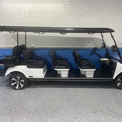 8 SEATS! Long Range Lithium Battery Golf Cart 