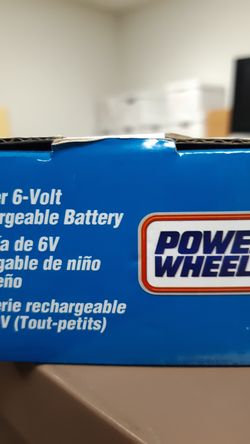 Power Wheels 6 volt rechargeable battery