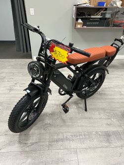 Brand New, Assembled TST X6 Moped Style Electric Bike