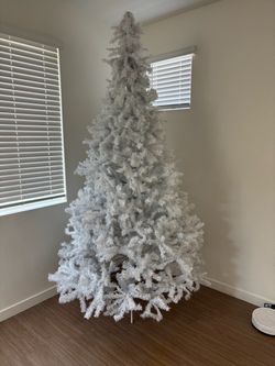 White Artificial Christmas Tree