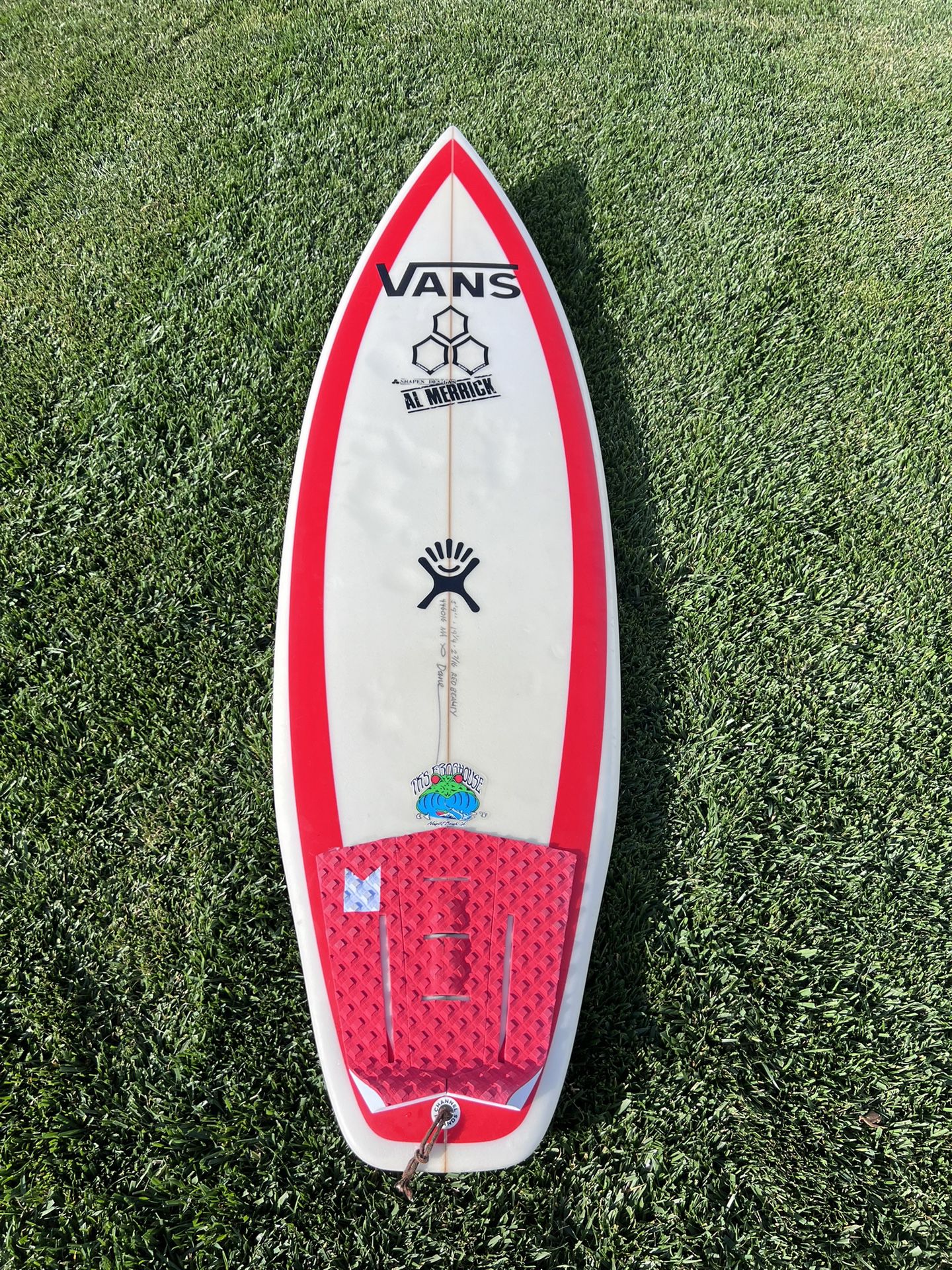 Al Merrick Red Beauty Surfboard 