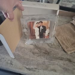 Wedding Frame Crystal 5x5 Photo 