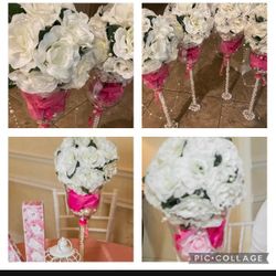 Silk Flower Boutiques 50 + Flower WAll Like New