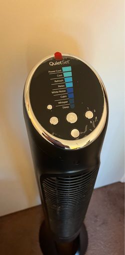 Honeywell QuietSet Whole Room Tower Fan, Oscillating Tower Fan with Remote, Black, HYF290B