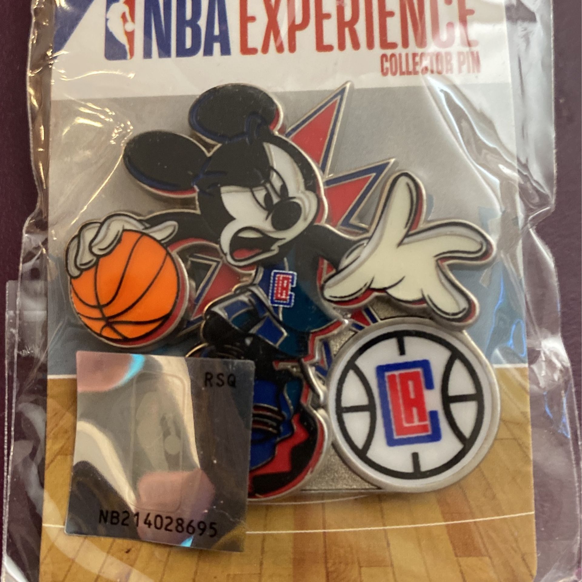 Disney Pin - Mickey Mouse NBA Experience Pin – LA Clippers