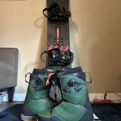 🏂 Snowboard Setup – Salomon Craft 158 w/ Bindings & Boots
