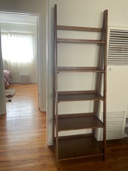 Midcentury style wooden bookcase