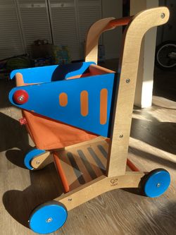 Hape Shopping cart+ activity table + Disney Minnie ride on toy
