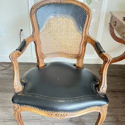 Leather armchair