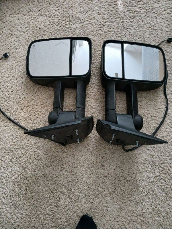 Chevy GMC 2500HD 3500HD 2007-2014 Tow Mirrors Silverado Sierra